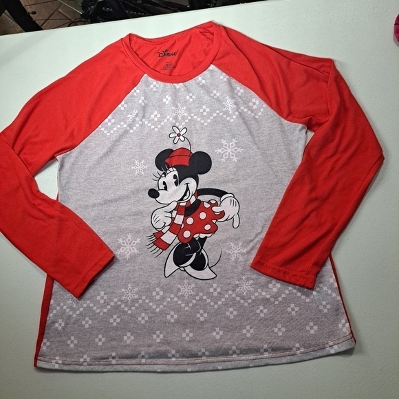 Minnie Mouse Pajama Top Size Medium - Picture 1 of 8